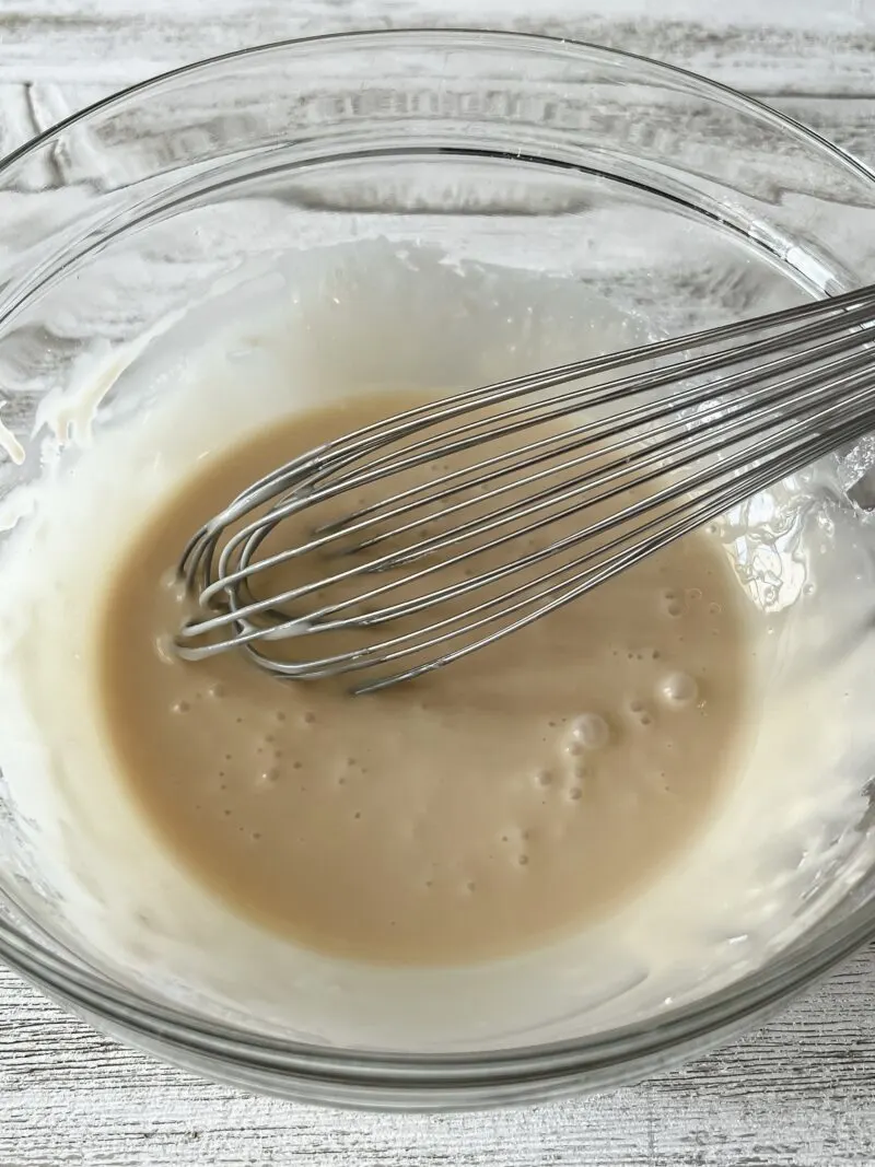 Eggnog glaze