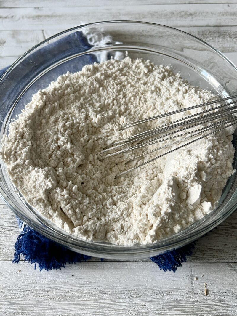 flour mixture of baking soda, salt and flour