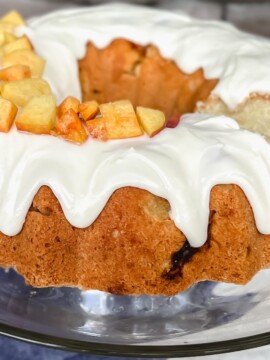 Peach Bundt Cake With Peach Moonshine
