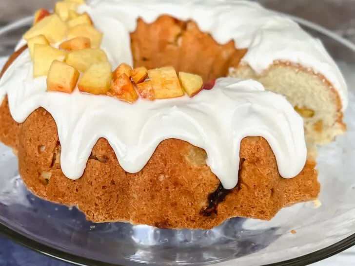 Peach Bundt Cake With Peach Moonshine