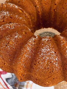 Pumpkin pecan Bundt Cake recipe