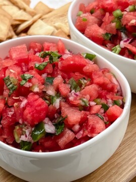 Easy Watermelon Salsa recipe for summer