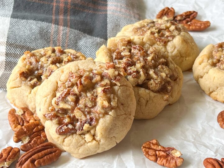 Pecan Pie Thumbprint Cookie Recipe