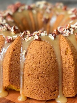 Pumpkin Toffee Bundt Cake recipe