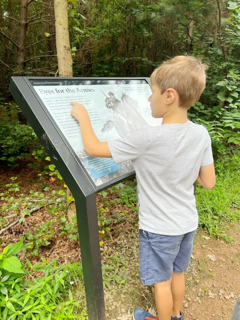 Educational opportunities around the park