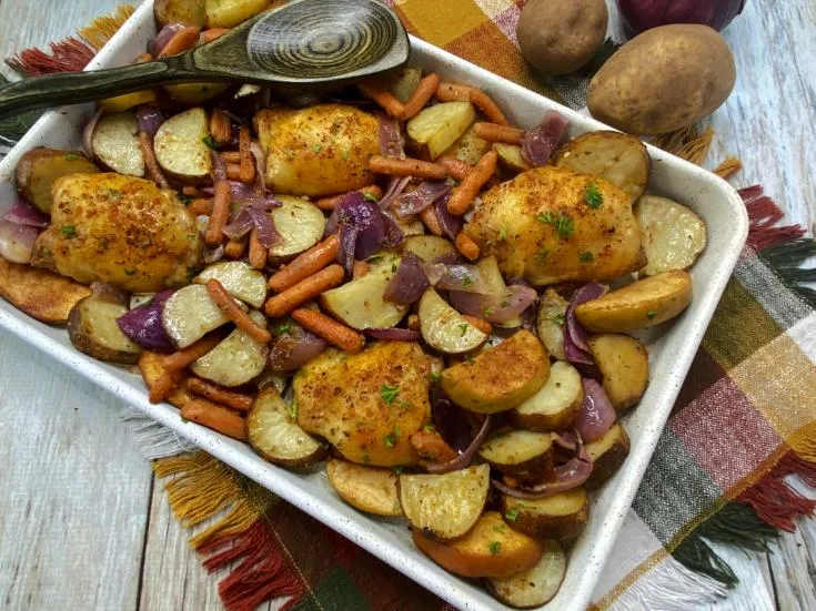 Apple Chicken Sheet Pan Dinner