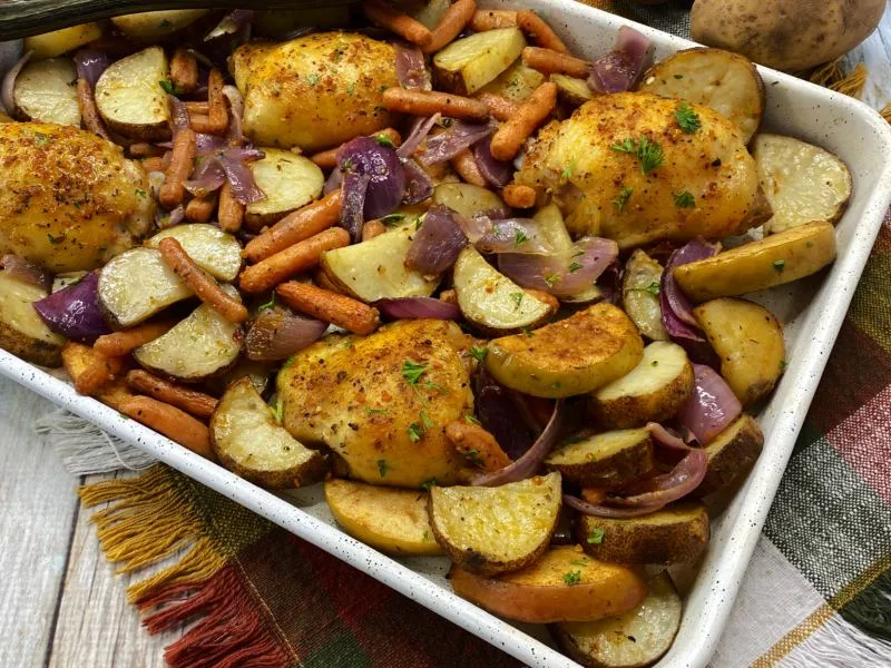 Country Ranch Chicken Sheet Pan Dinner