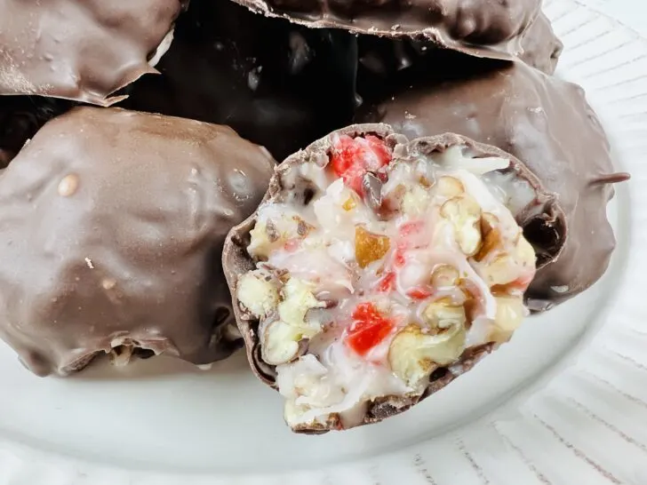 Cherry Coconut Pecan Candy Christmas