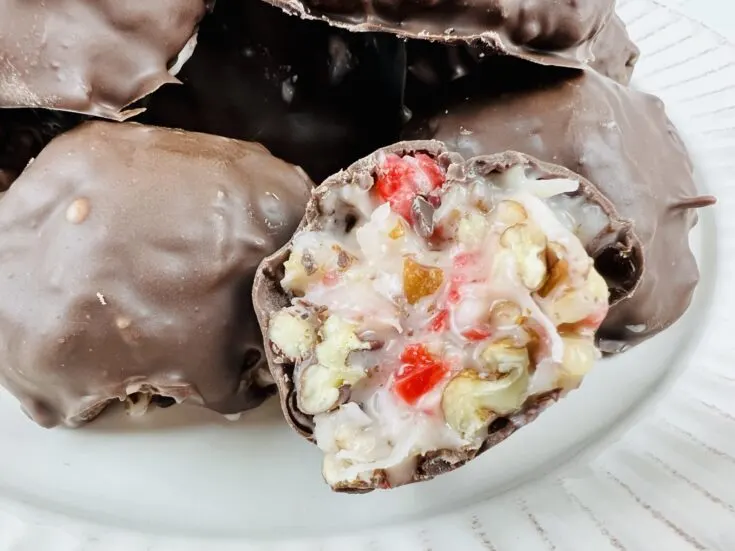 Cherry Coconut Pecan Candy Christmas