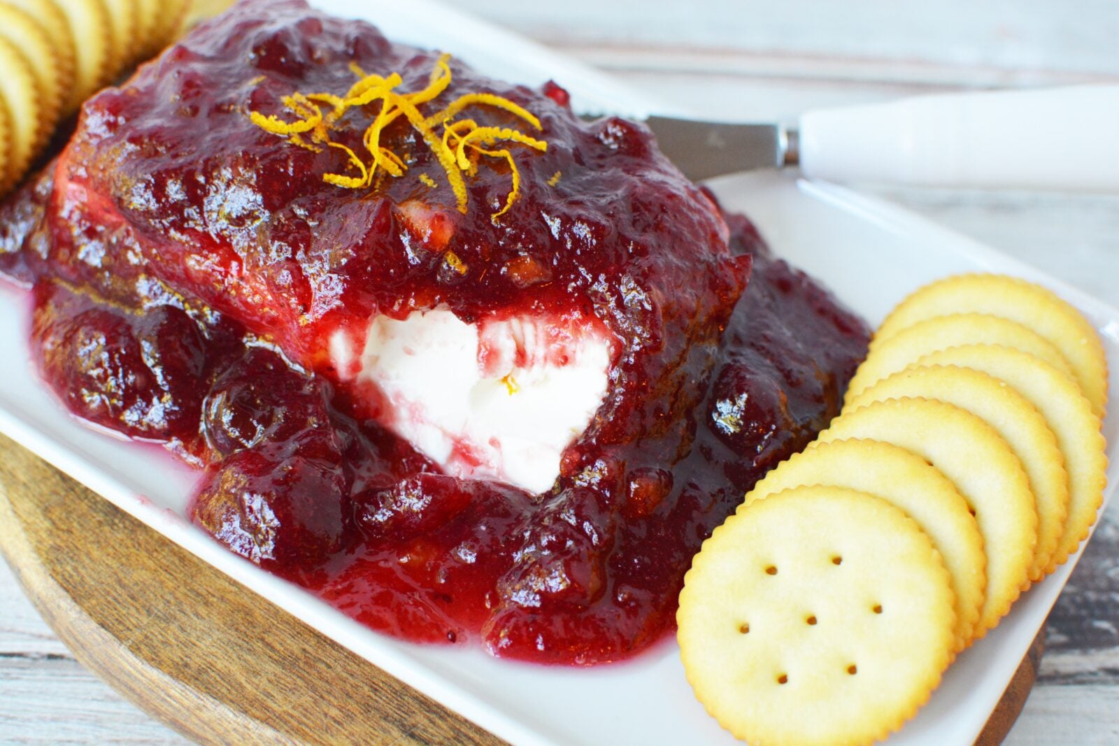 Cranberry Orange Cream Cheese Dip