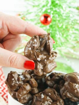Christmas Almond Cluster Drop Candy Recipe