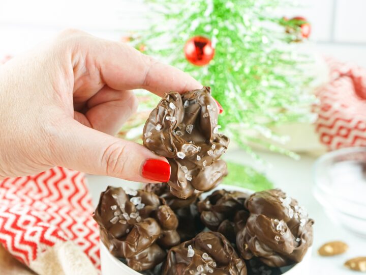 Christmas Almond Cluster Drop Candy Recipe
