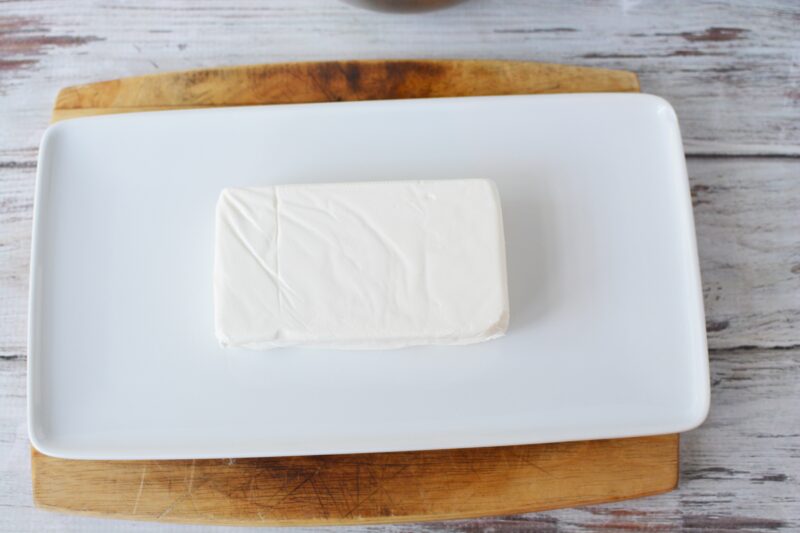 Softening cream cheese to serve
