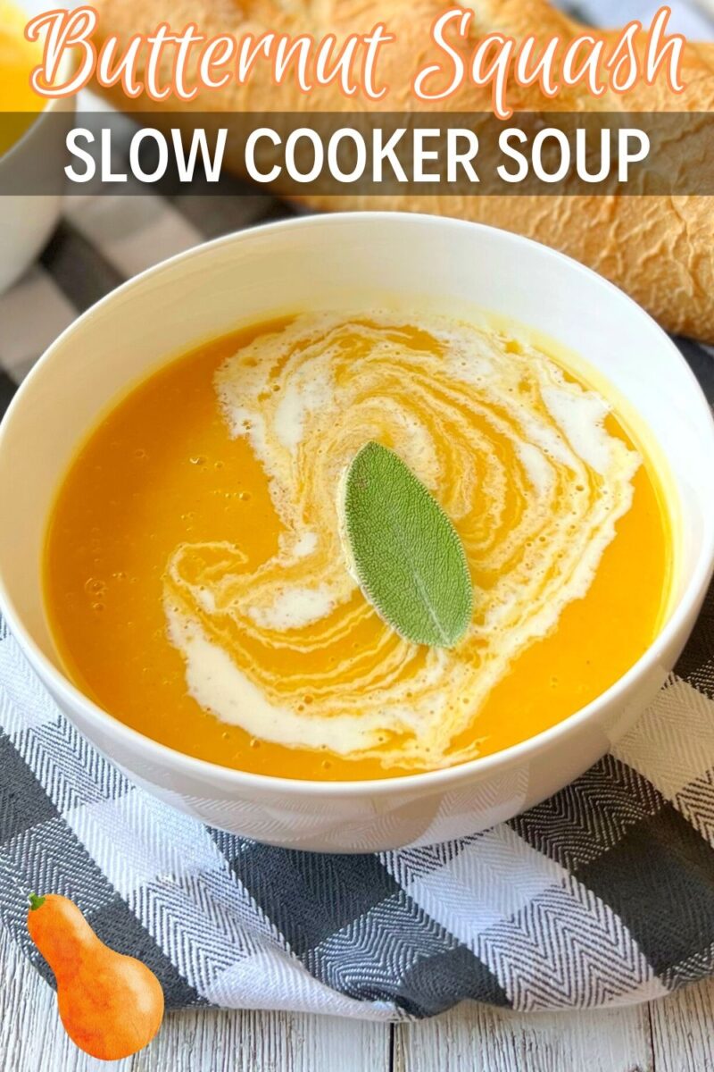 How to make Slow Cooker Butternut Squash Soup with coconut milk