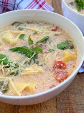 Slow Cooker Italian Tortellini Soup