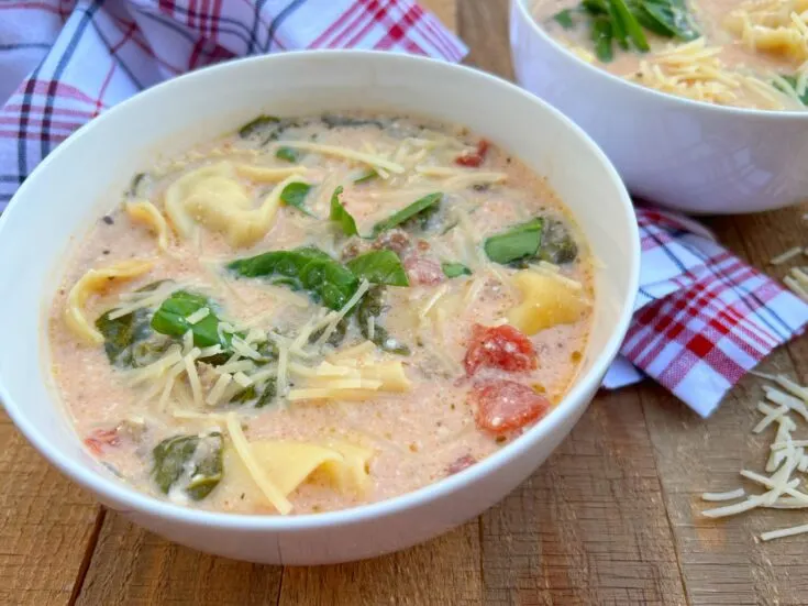 Slow Cooker Italian Tortellini Soup