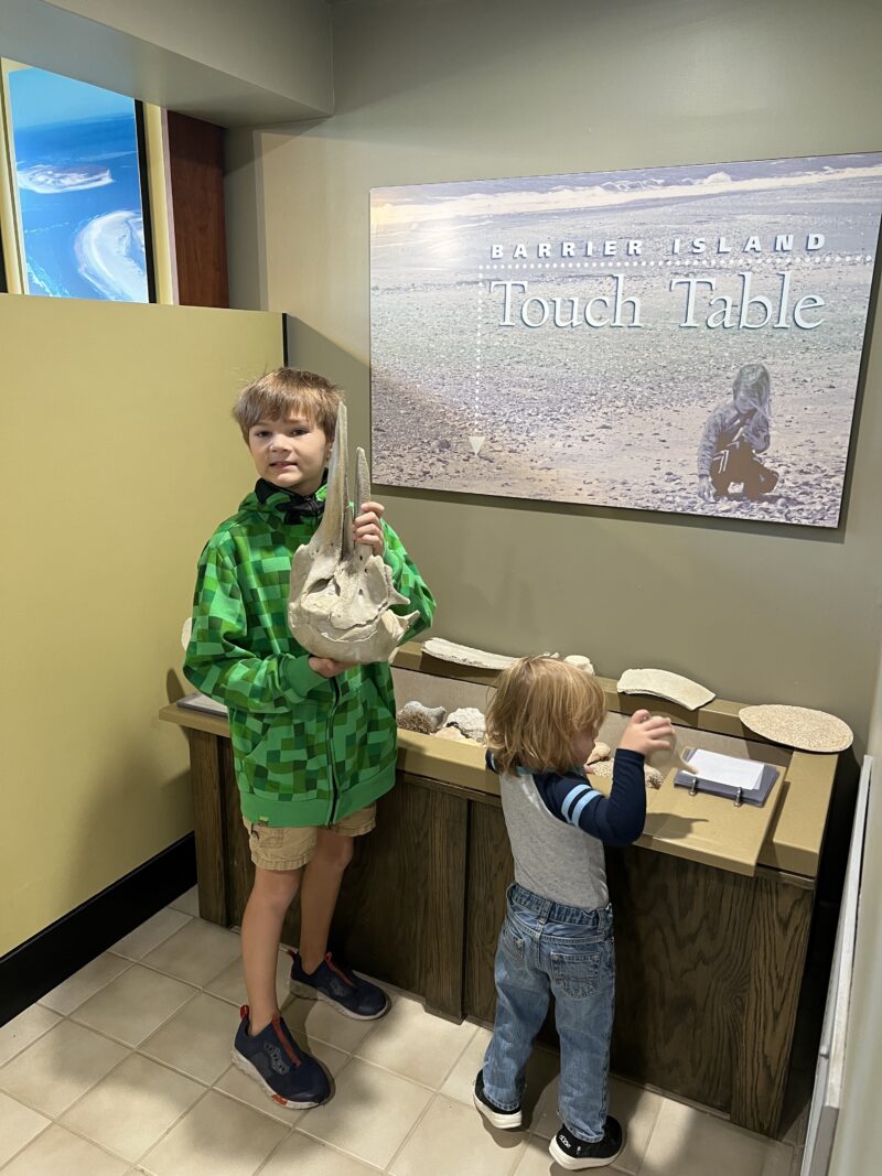 Hands-On touch tables Harkers Island