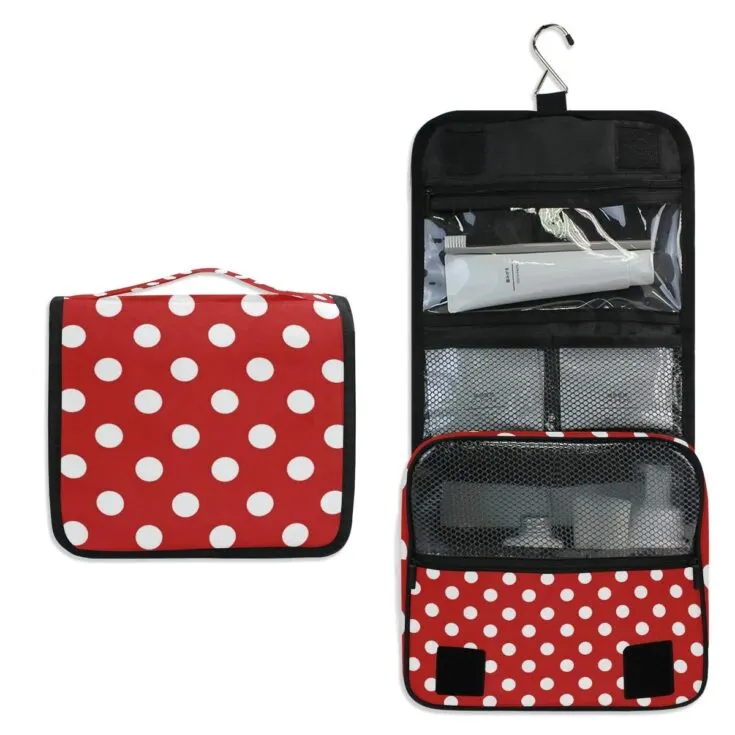 Image for Minnie Mouse Hanging Toiletry Bag (Amazon)