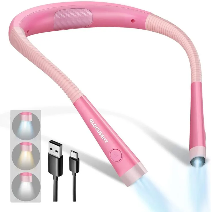 Neck reading light