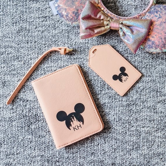 Image for Disney Passport Cover Disney Passport Holder (Etsy)