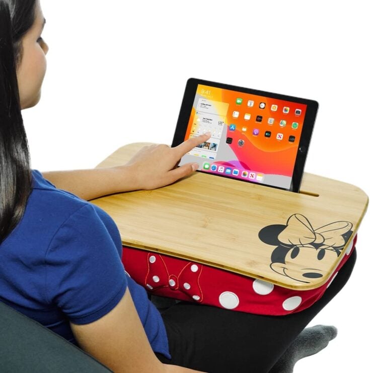 Disney inspired laptop pillow desk