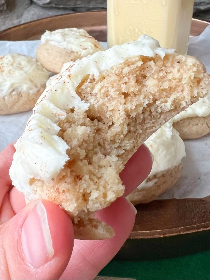 Inside view of Frosted Eggnog Cookie