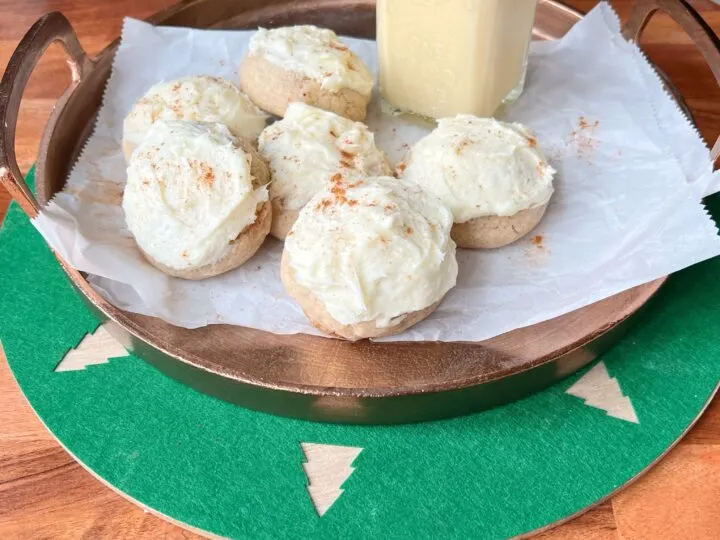 Frosted Eggnog Cookies Recipe