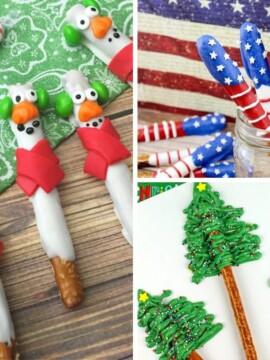 The best chocolate-dipped pretzel rod recipes for every holiday occasion!