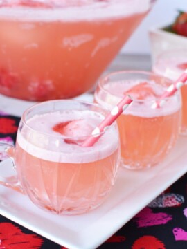 Valentines Day Champagne Cocktail