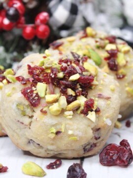 White Chocolate Cranberry Pistachio Cookie Recipe