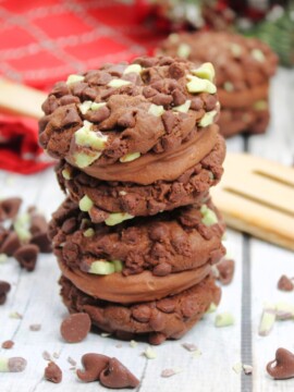 Chocolate Mint Sandwich Cookies Recipe