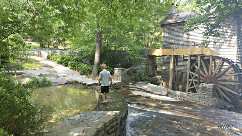 The grist mill at Stone Mountain