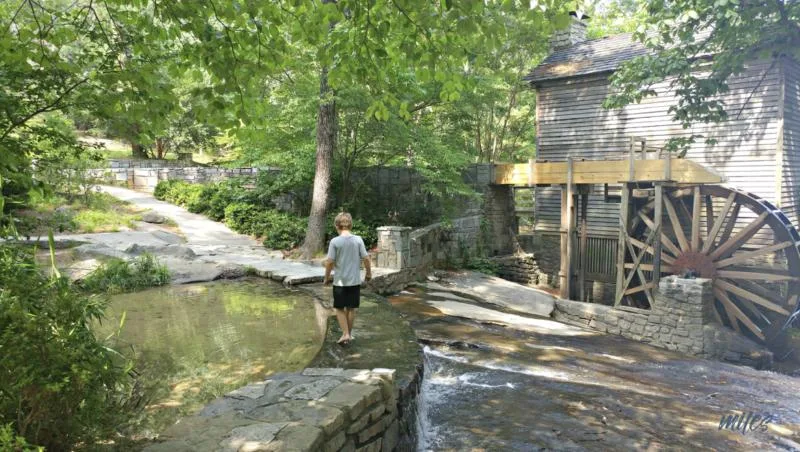 The grist mill at Stone Mountain