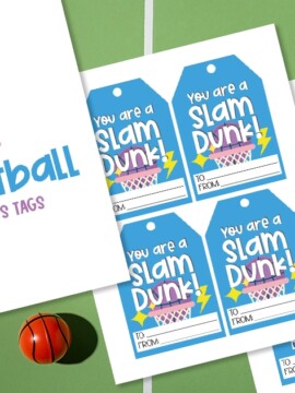 Free Basketball Valentines Day Cards PDF