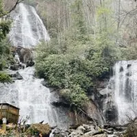 Anna Ruby Falls near Here