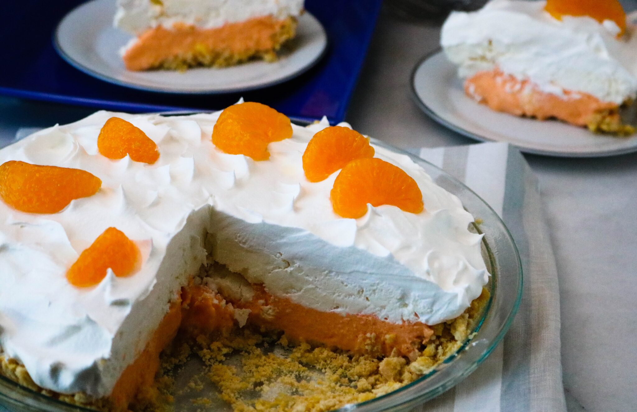 No Bake Boozy Orange Pie