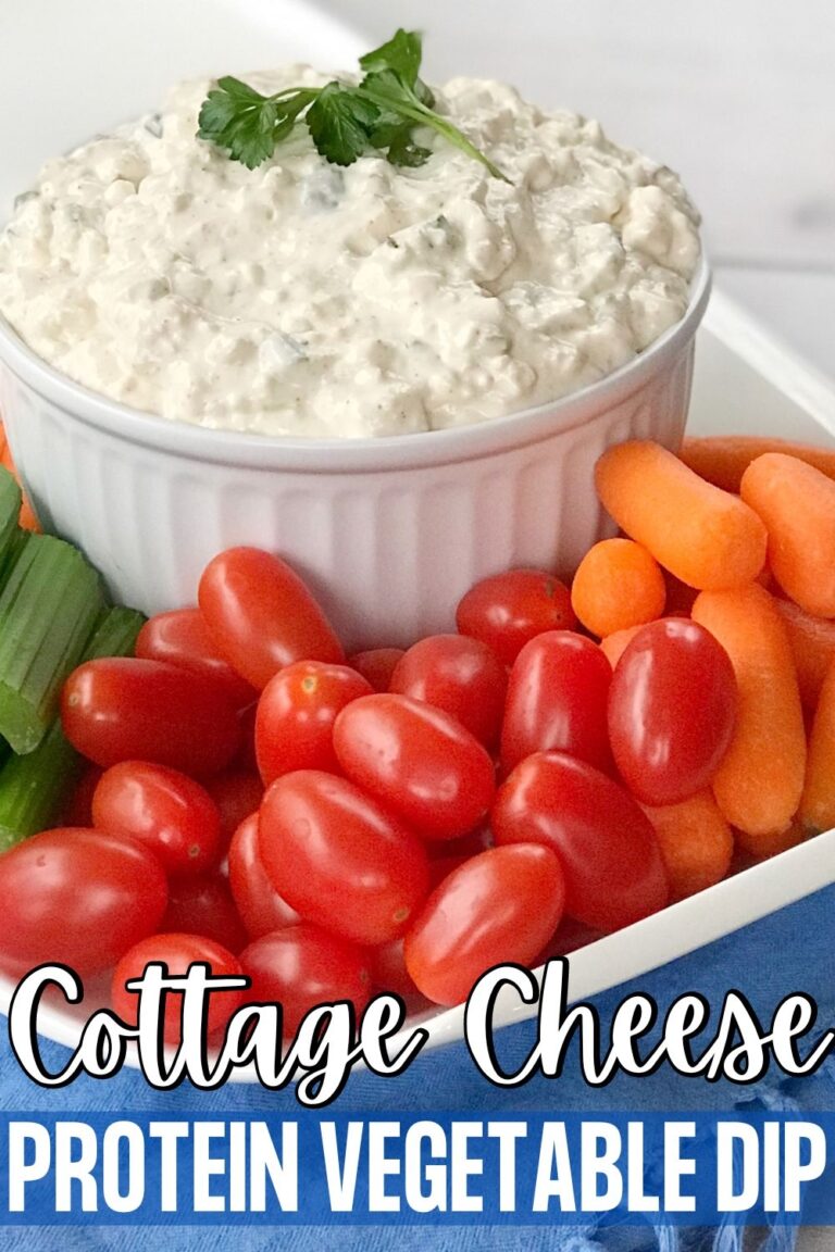 Cottage Cheese Vegetable Dip