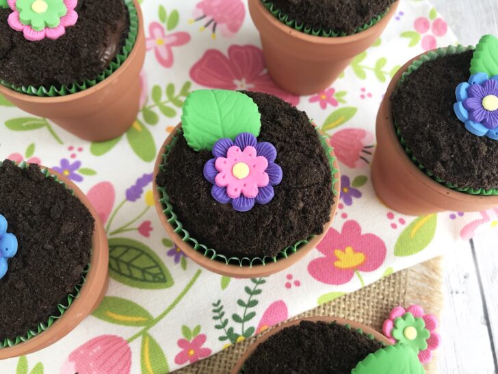 Chocolate Flower Pot Cupcake Recipe