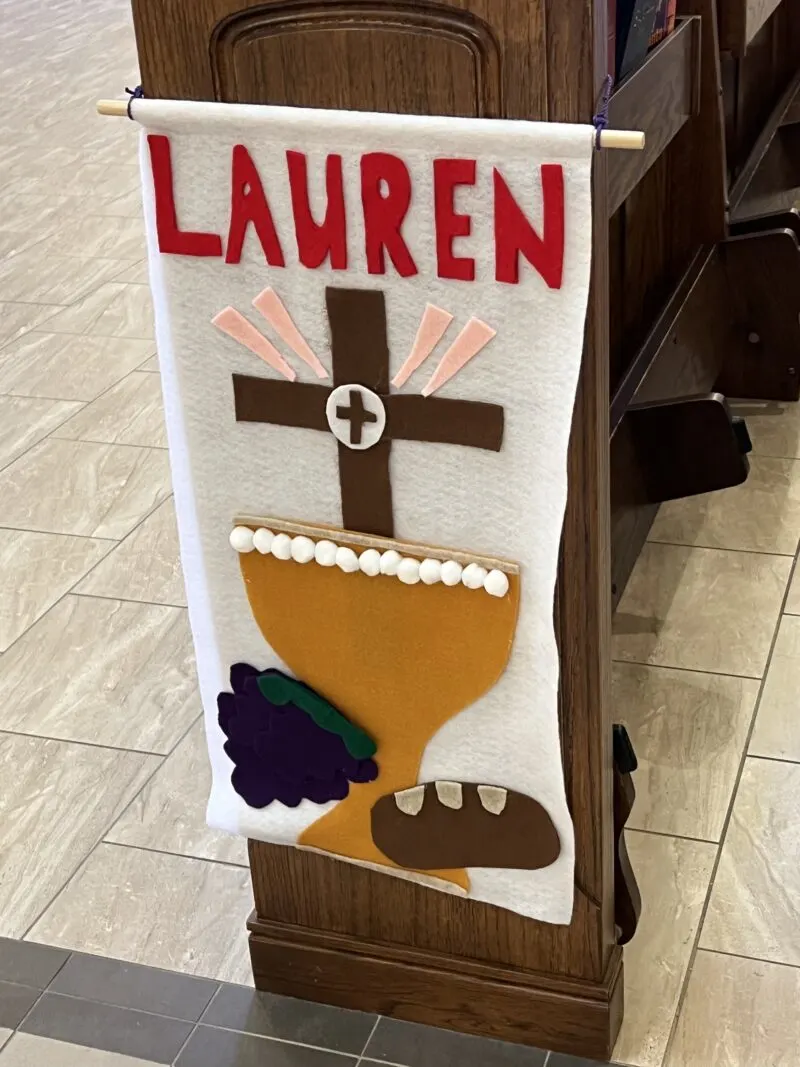 Classic Communion Banner for kids.