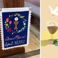 How to make a First Holy Communion Banner