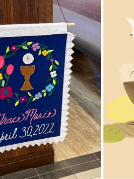 How to make a First Holy Communion Banner