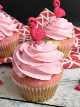 Pink Flamingo Cupcake Recipe