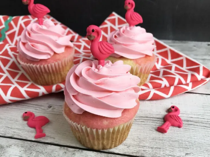 Pink Flamingo Cupcake Recipe