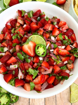 Fresh Homemade Strawberry Salsa recipe