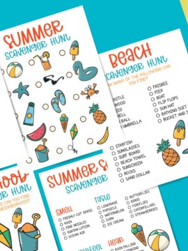 Free Printable Summer Scavenger Hunts For Kids