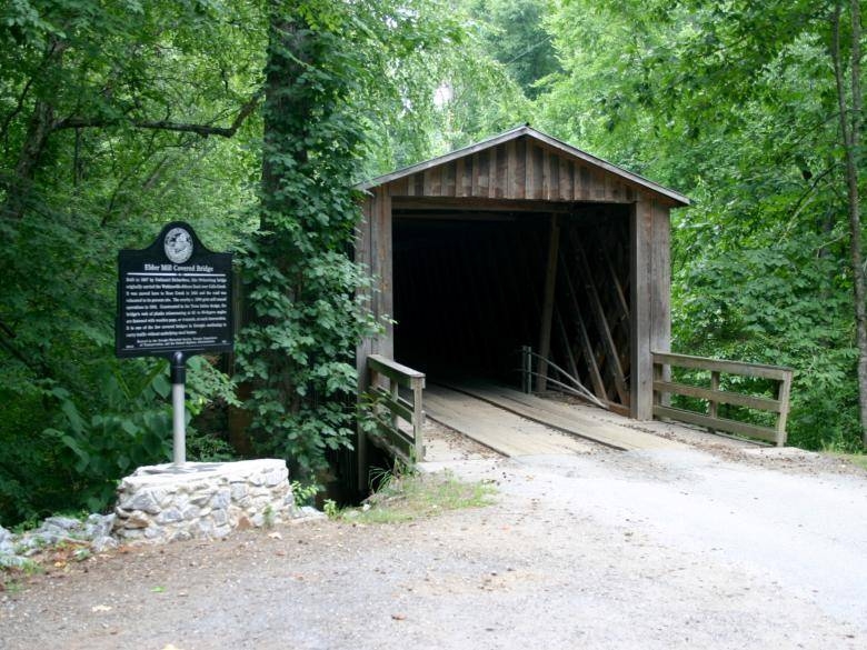 Elder Mill Covered Bridge in Oconee County GA