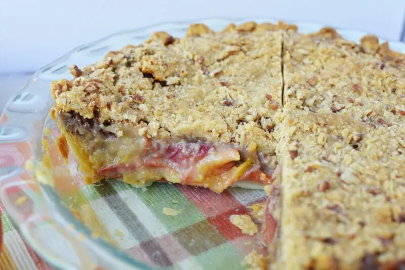 Peach Pecan Pie With Streusel Topping
