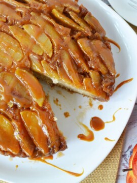 How to make a Caramel Apple Upside-Down Cake