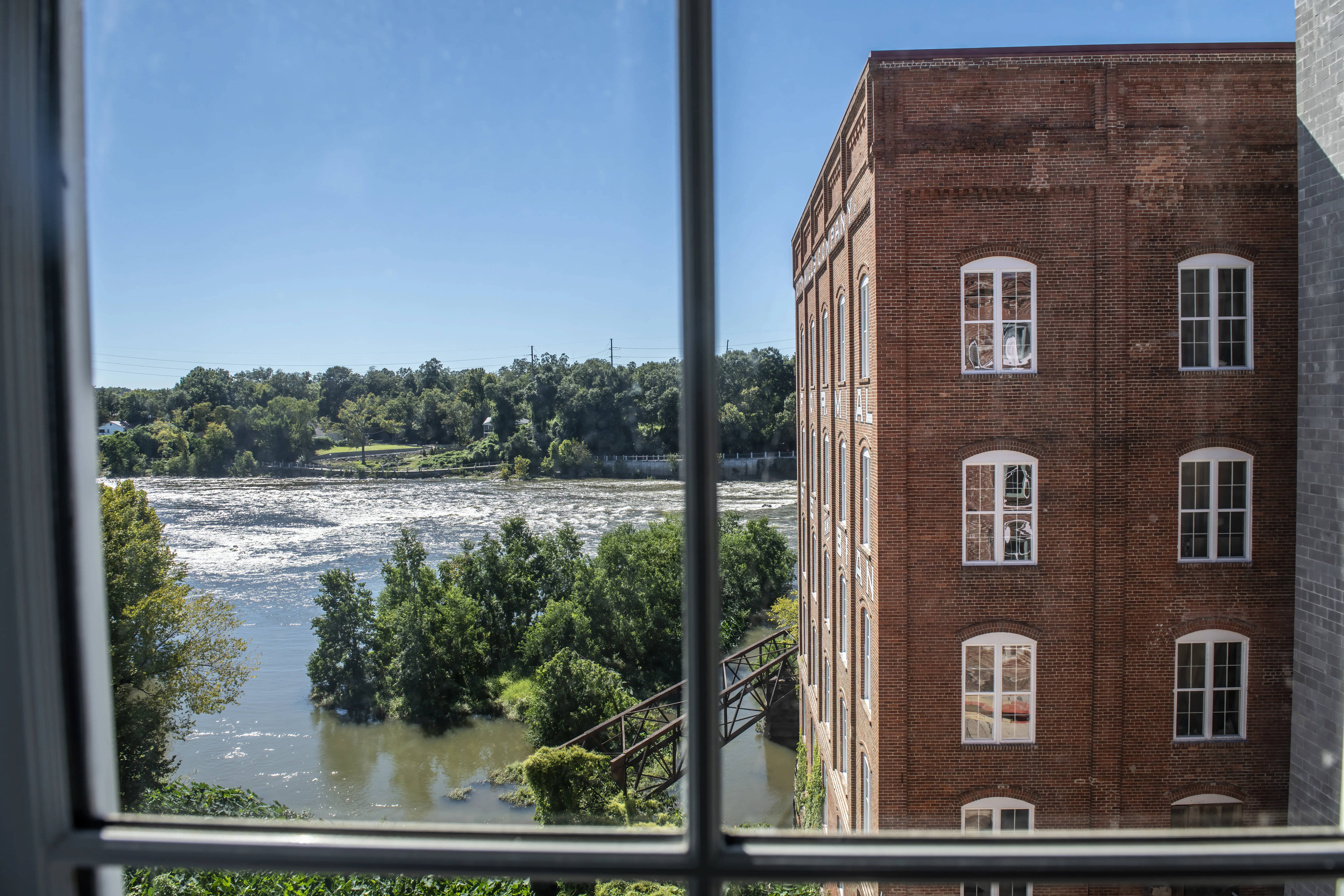 Views of the Chattahoochee River from hotel room