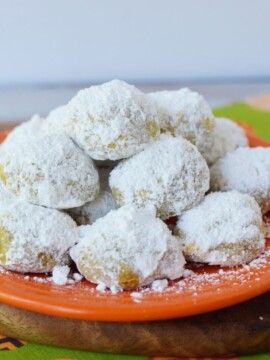 Pumpkin Snowball Cookies Recipe